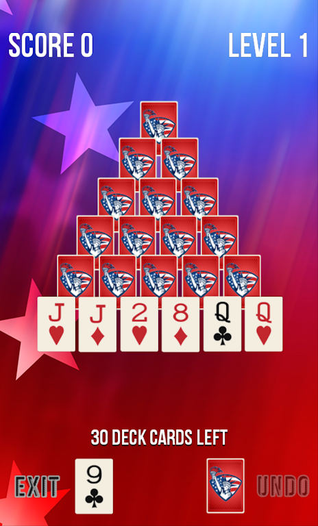 Tri Peaks 4th of July 螢幕截圖 0