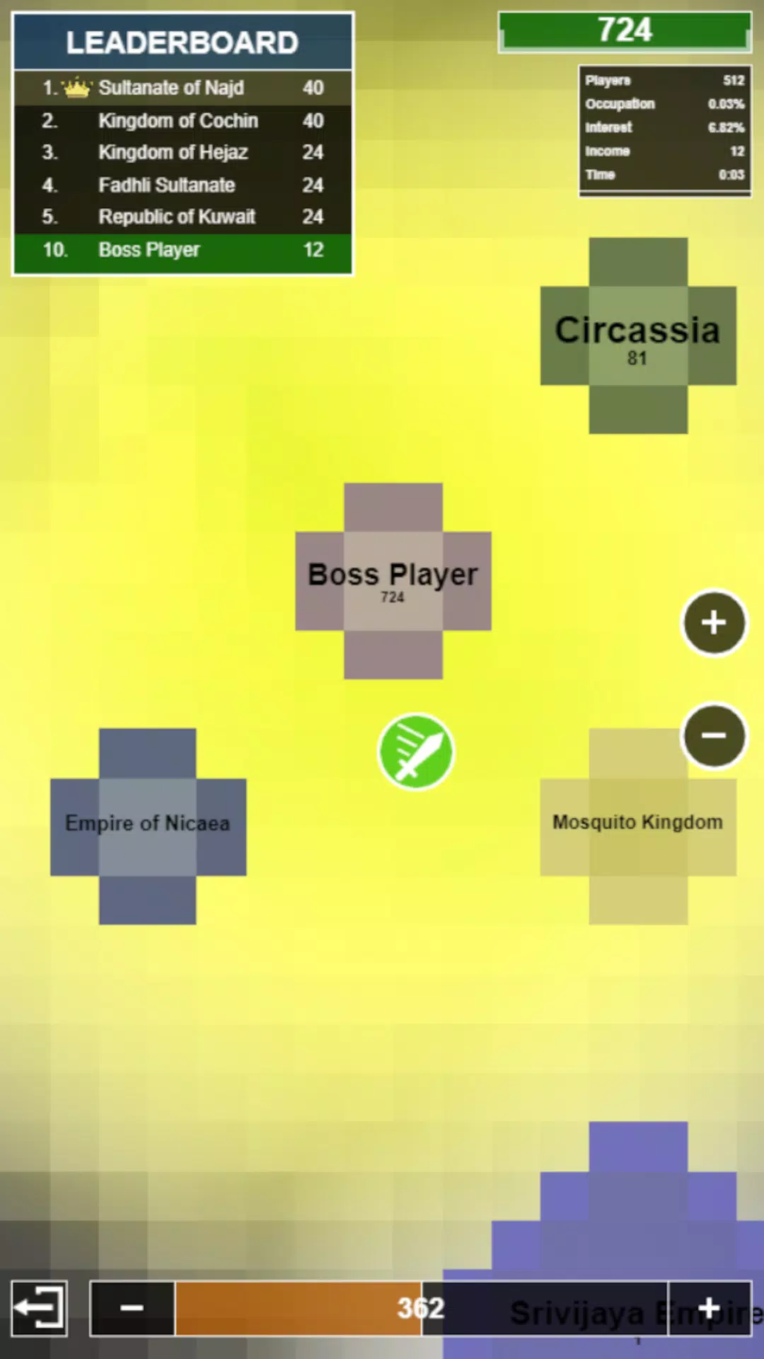 Territorial.io ဖန်သားပြင်ဓာတ်ပုံ 0