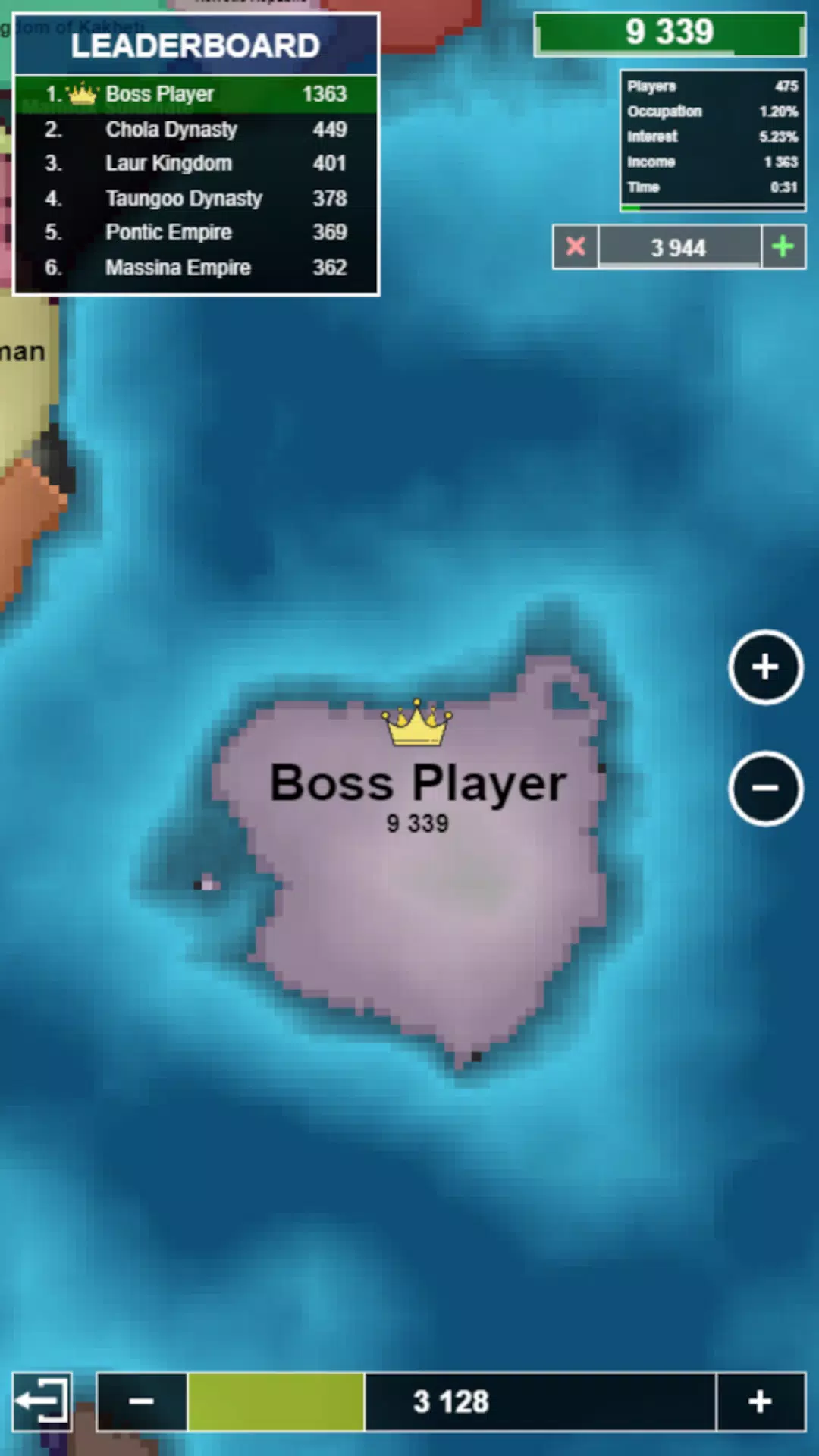 Territorial.io ဖန်သားပြင်ဓာတ်ပုံ 3
