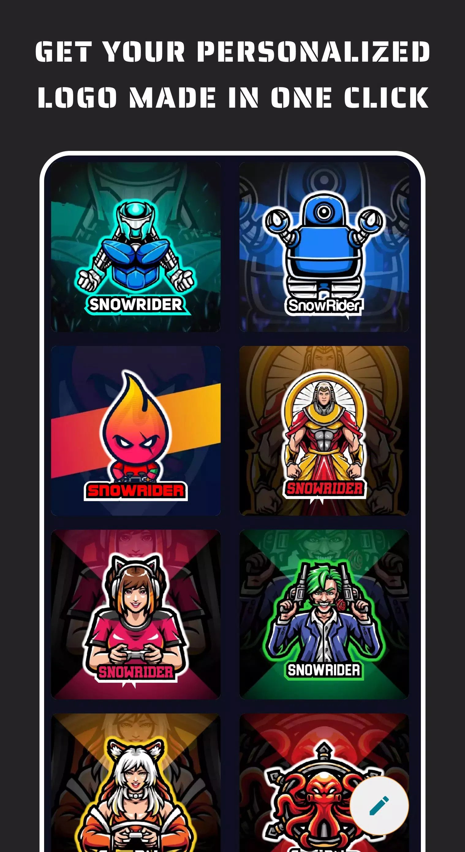 Esportify: Gaming Logo Maker 螢幕截圖 0