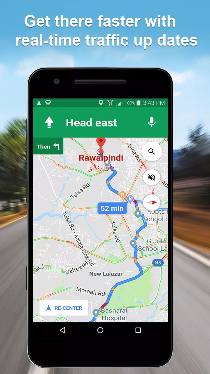Maps GPS Navigation Route Directions Location Live Capture d'écran 1