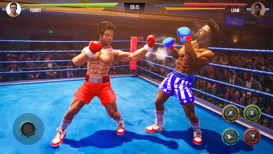 Real Kick Boxing Games 2023 ภาพหน้าจอ 1