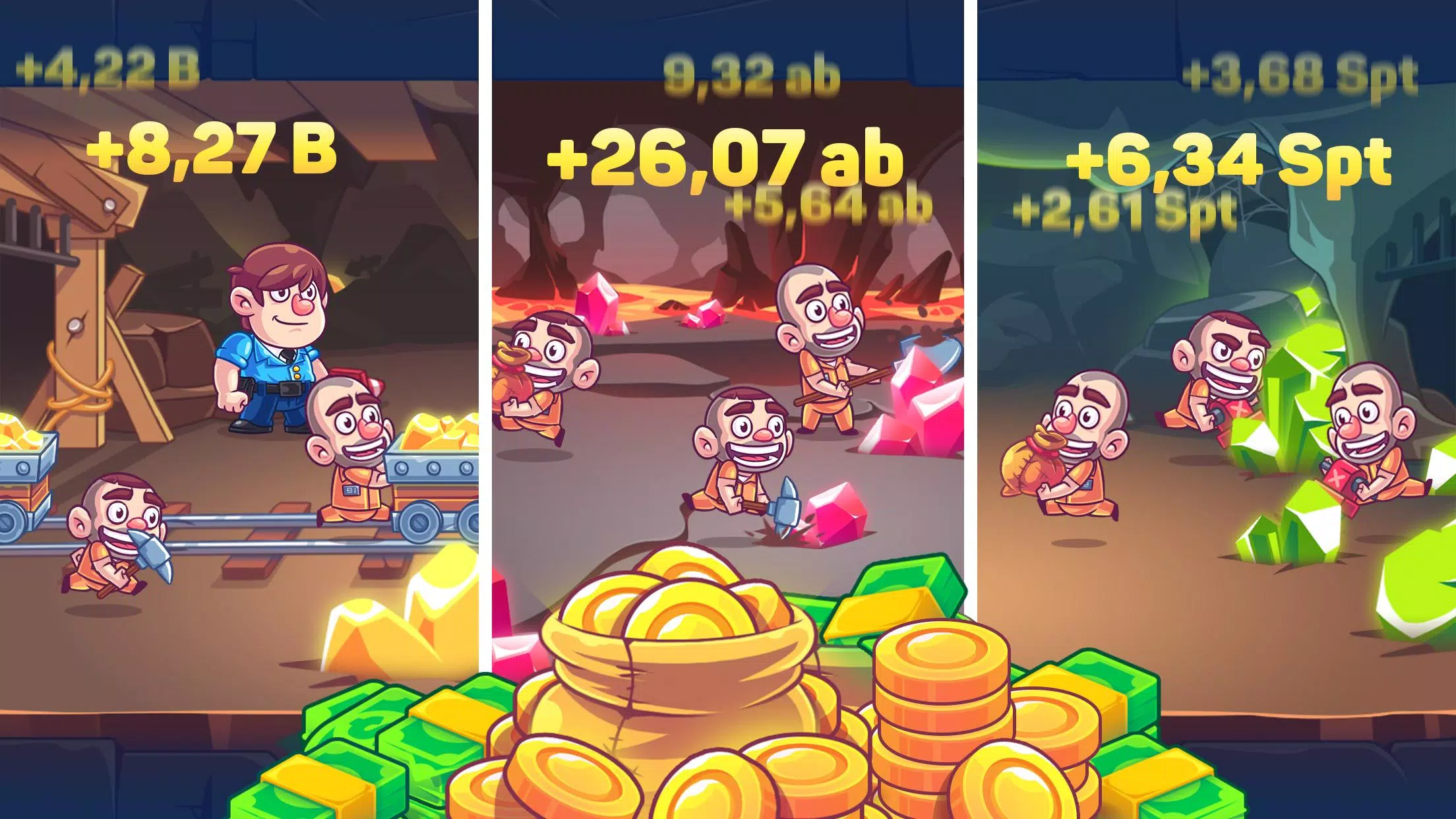 Idle Prisoner  Inc - Mine & Crafting Building 螢幕截圖 0