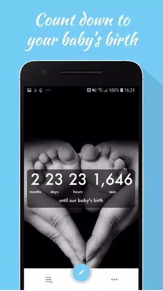 Baby Countdown Widget 螢幕截圖 0