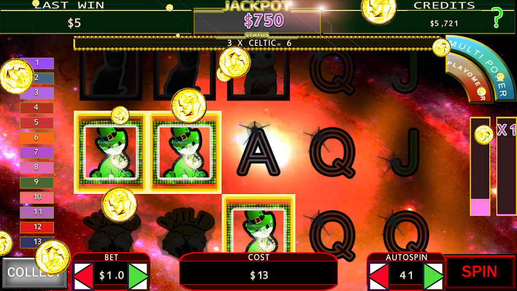 Lucky Beckoning Kitty (Maneki-Neko) FREE CAT SLOT 螢幕截圖 1