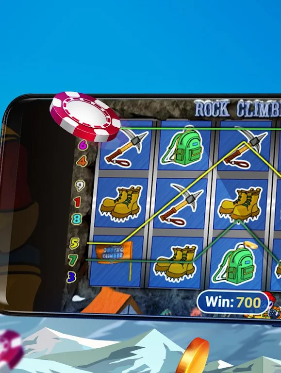 Rock Climber Free Casino Slot Machine Скриншот 0
