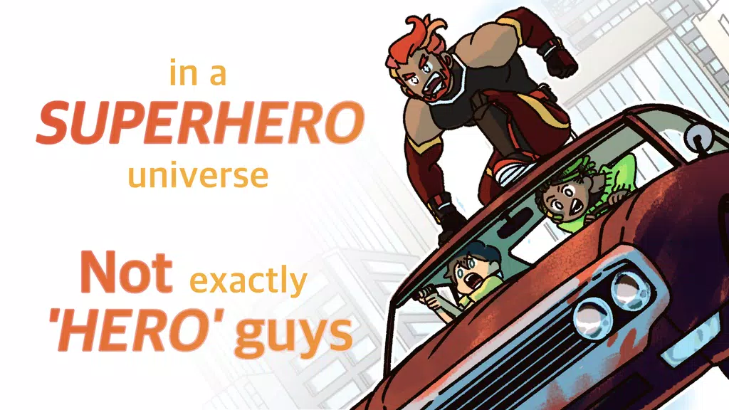 Not Exactly A Hero: Story Game 스크린샷 1