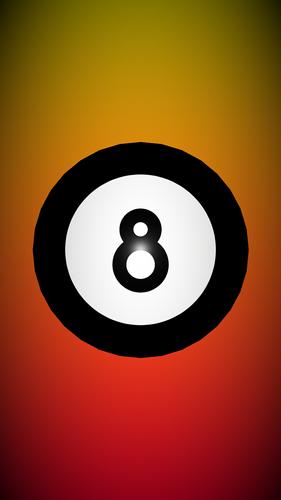 Magic 8 Ball Live Wallpaper 3D 螢幕截圖 2