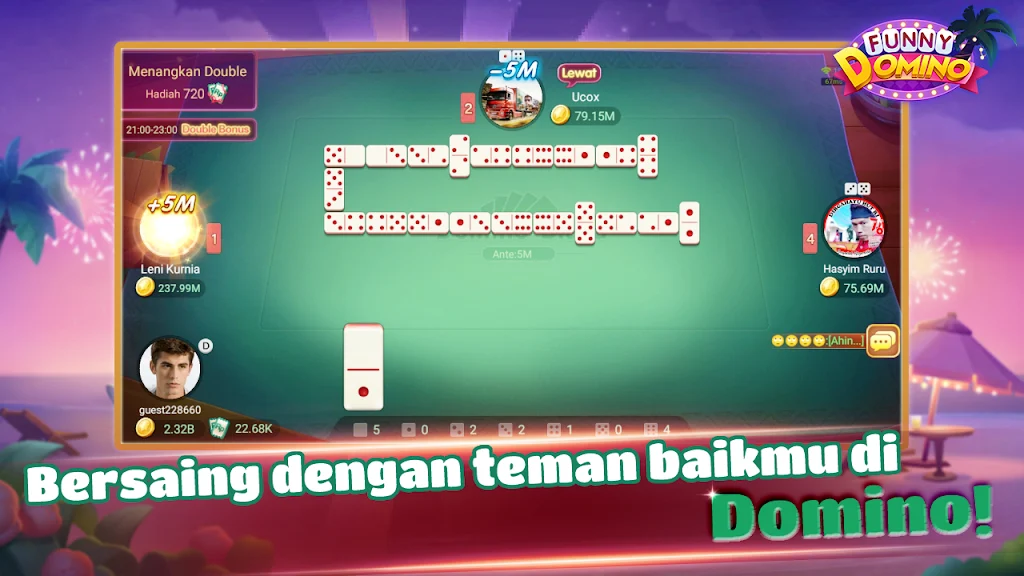 Funny Domino:Gaple QiuQiu ဖန်သားပြင်ဓာတ်ပုံ 1