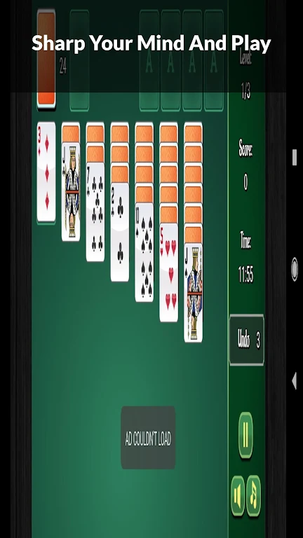 Schermata CLASSIC SOLITAIRE GAME -SIMPLE SOLITAIRE GAME EVER 1