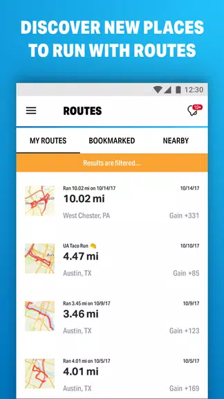 Map My Run powered by Outside Screenshot 2