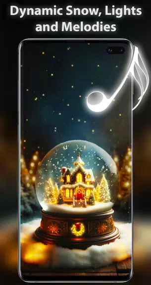 Snow Live Wallpaper Captura de tela 1