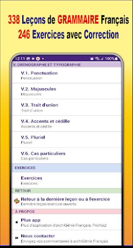 Grammaire Français + Exercices 螢幕截圖 1