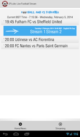 EPLsite: Live Football Stream应用截图第2张