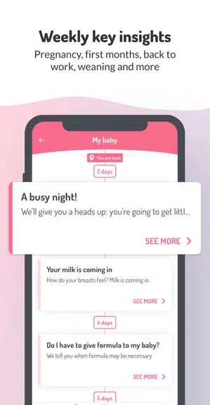 Schermata LactApp: Breastfeeding expert 1