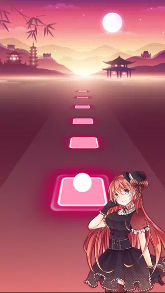 Anime Tiles Hop - Piano Music Tangkapan skrin 2