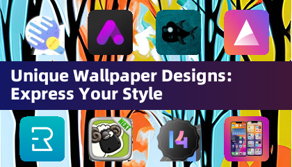 Conceptions de papier peint uniques: exprimez votre style
