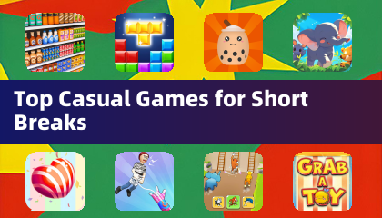 Les meilleurs jeux occasionnels pour les courtes pauses