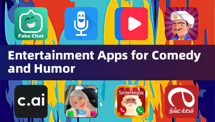 Applications de divertissement pour la comédie et l'humour