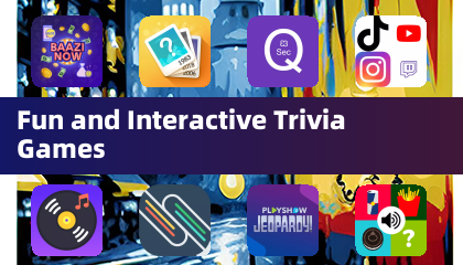 Jeux de trivia amusants et interactifs