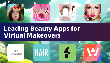 Nangungunang mga beauty apps para sa virtual na makeovers