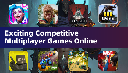 Nakatutuwang mapagkumpitensyang Multiplayer na laro sa online