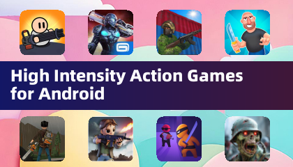 Mataas na laro ng pagkilos ng intensity para sa Android