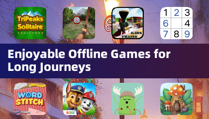 Jeux Hors Ligne Divertissants pour les Longs Voyages