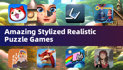 Incroyables jeux de puzzle réalistes et stylisés